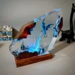 Handmade Ice Dragon Resin Night Light (1)