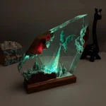 Handmade Ice Dragon Resin Night Light (3)