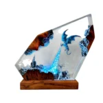Handmade Ice Dragon Resin Night Light (5)