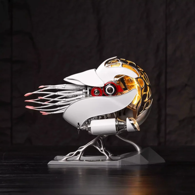 Mechanical Metal Nautilus 3D Puzzle – Steampunk DIY Model Kit (7)