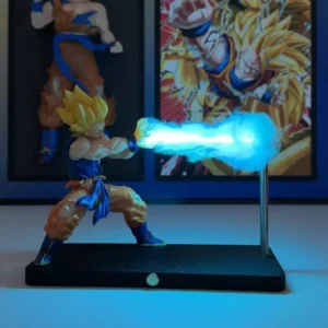 Super Saiyan LED Night Light with Magnetic Display & Wave Effect (4)