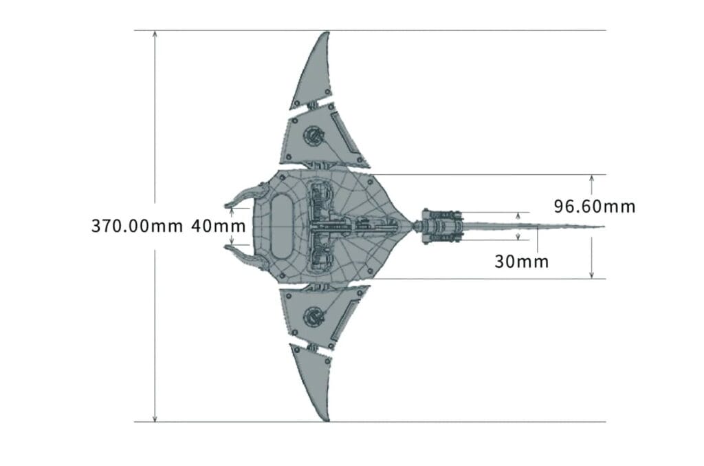 Steampunk Manta Ray, 3D Metal Puzzle for Adults, Mechanical Model Kit, DIY Metal Model, Manta Ray Model Puzzle, Devil Fish Steampunk Puzzle, ( (3)