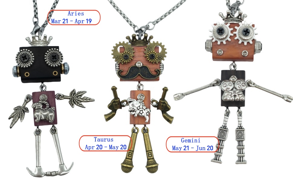 Steampunk Robot Pendantion 11