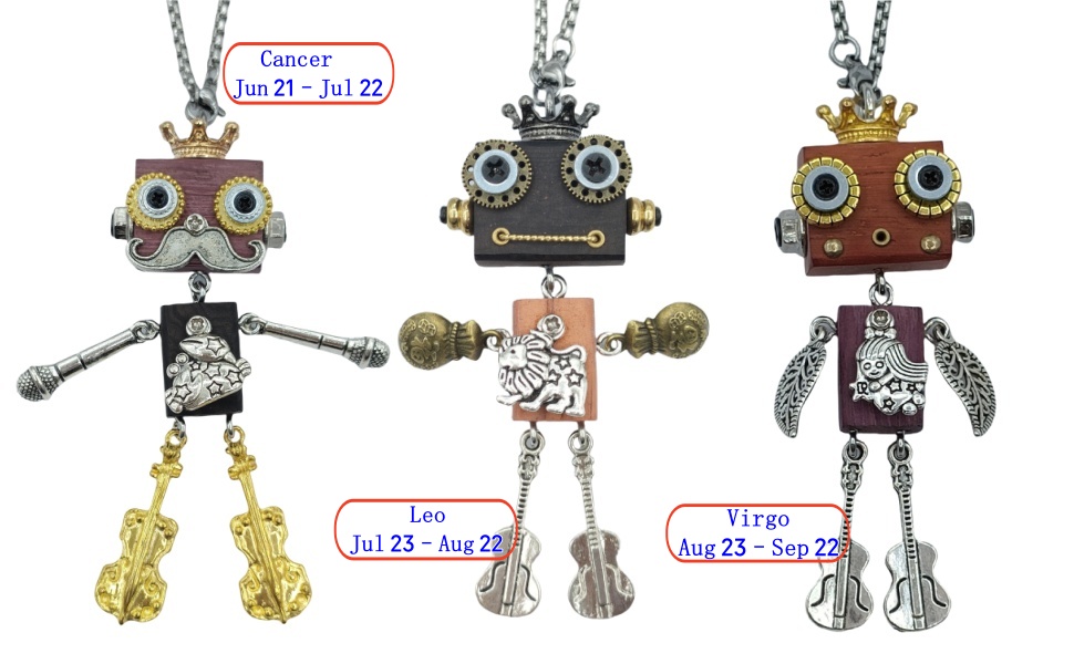 Steampunk Robot Pendantion 12