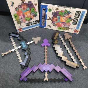 Authentic Licensed Minecraft Pixel Weapons & Adventure Toys